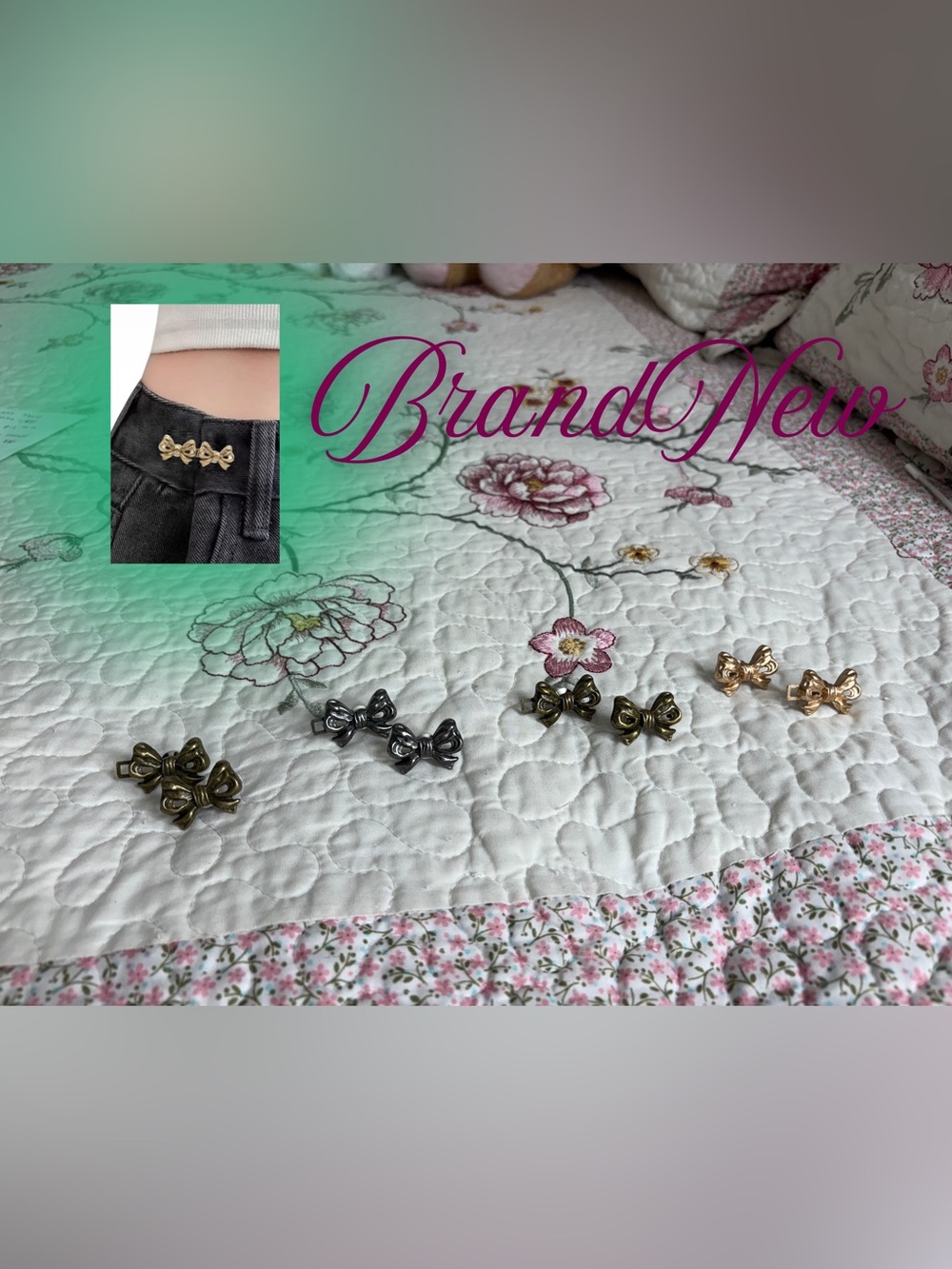 Bow belt - Mixed Metal Colors